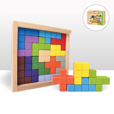 네커큐브펜토(입체펜토/펜토미노) (원목)