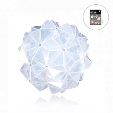 ON-tact 창의 꾸러미KIT 투명엠버시퍼즐 / 평면입체도형 1인키트