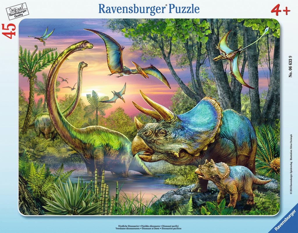 (라벤스부르거) 45P판퍼즐 공룡의세계 (066339)