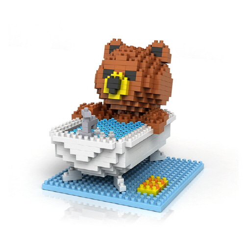 (edugood) 목욕하는갈색곰
