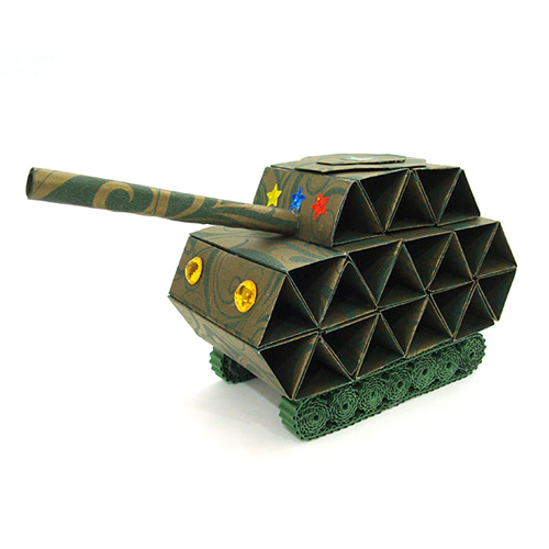 (STEAM & smart) 도형접기를 이용한 탱크 만들기