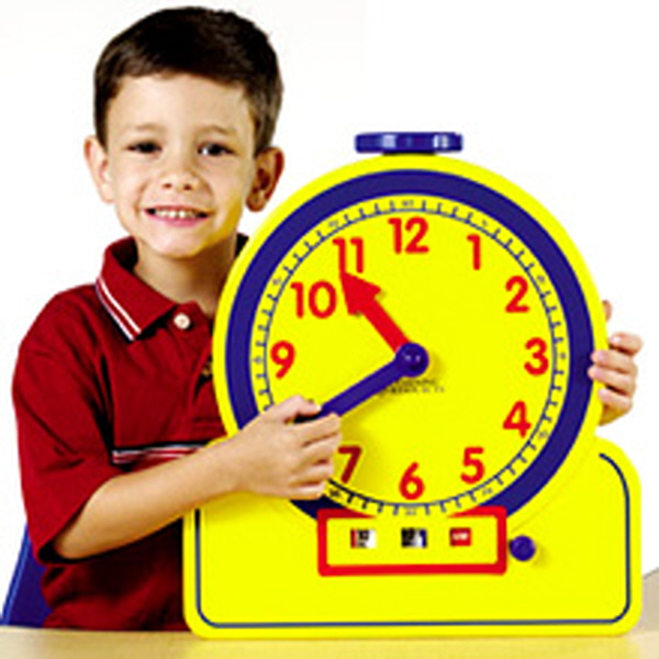 (EDU 2996) 시간 학습기 대형 12시 Primary Time Teacher™ 12-Hour Learning Clock®
