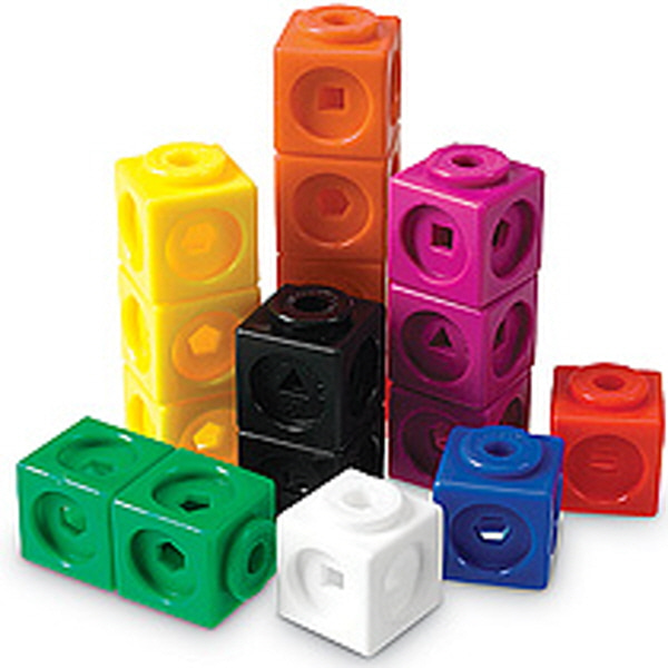 (EDU 4285) 수연산 - 매쓰링크 100개 세트 MathLink Cubes, Set of 100
