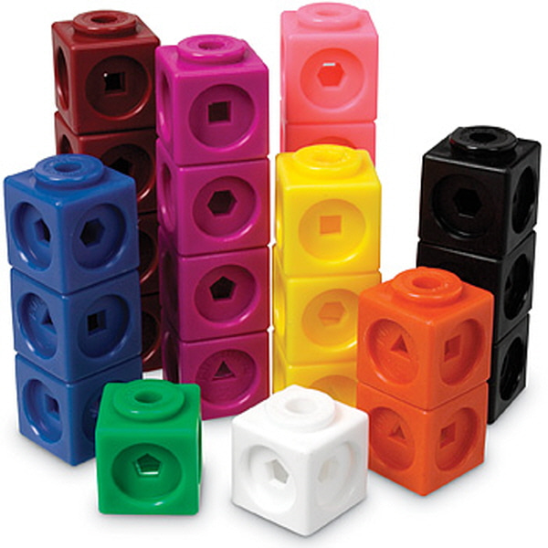 (EDU 4287) 수연산 - 매쓰링크 1000개 세트 MathLink Cubes, Set of 1000