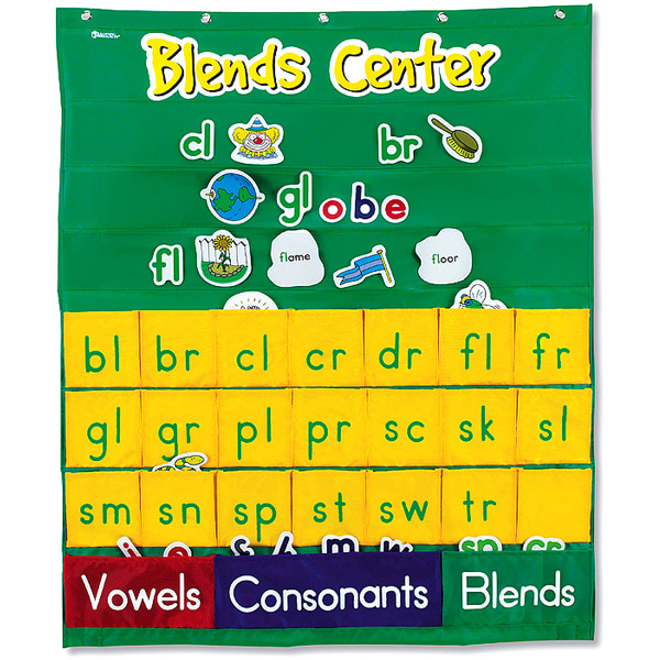 (EDU 2247) 블렌즈 센터 포켓차트 Blends Center Pocket Chart (영어학습교구)
