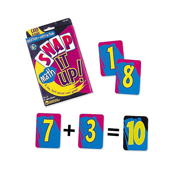(EDU 3044) 스냅 잇 업 카드게임 : 덧셈 & 뺄셈 Snap It Up!® Card Games Math: Addition & Subtraction
