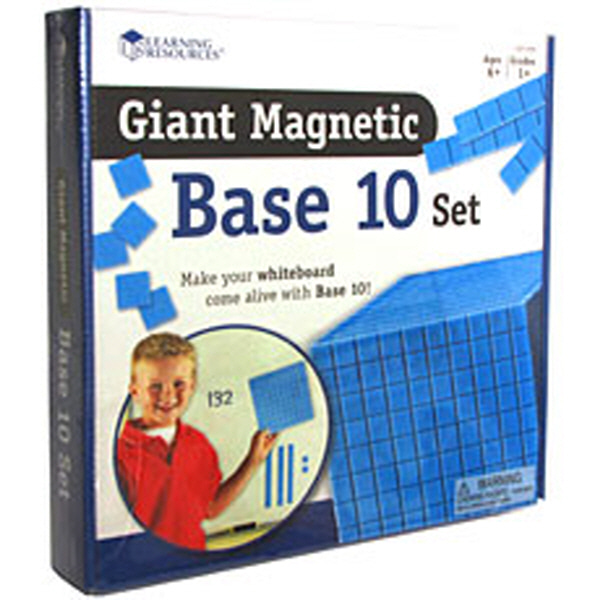 (EDU 6366) 특 대형 자석 수모형 Giant Magnetic Base Ten Set