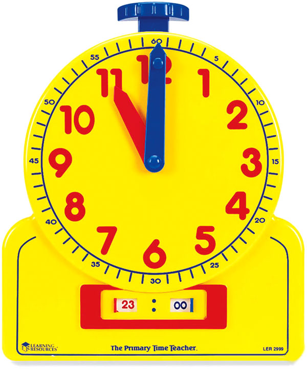 (EDU 2994) 시간학습기 소형 - 12시간 Primary Time Teacher™ Junior 12-Hour Learning Clock®