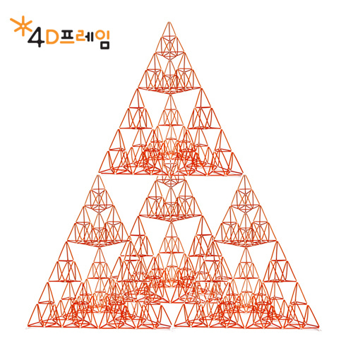 (포디프레임)시에르핀스키삼각형 (이등변 4단계)