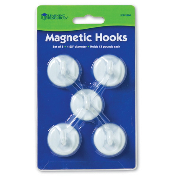 (EDU 2698) 자석고리 Magnetic Hooks (Set of 5)