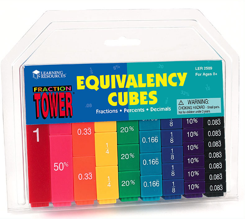 (EDU 2509) 분수막대 Fraction Tower Equvalency Cube (한글판)