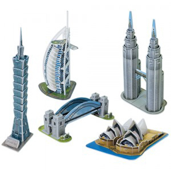 (건물시리즈) 세계 유명 미니 건축물 시리즈 3 - 아시아/대양주