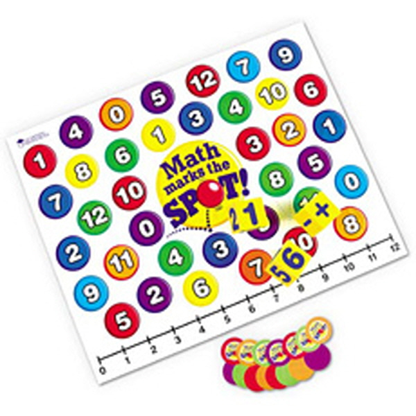 (EDU 0383) 깡총 수학 게임판 Math Marks the Spot! A Math Floor Game (영어게임학습)